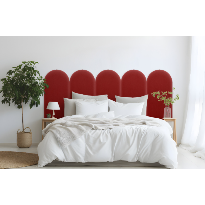 Polsterpaneel Magic Velvet Rot 30 cm